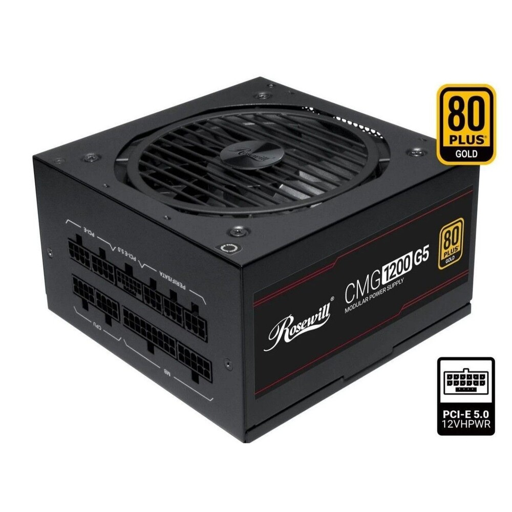 Rosewill CMG1200G5  PCIE 5.0, 80 GOLD Full Modular Gaming Power Supply, 12VHPWR